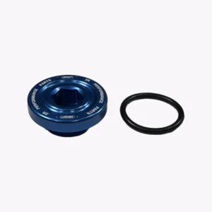 Yamaha RAPTOR 700 2009-2022 Top Crankcase Oil Filler Drain Plug Aluminum - Blue