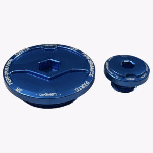 Yamaha RAPTOR 700 2009-2022 Engine Crankcase Cover Plugs Screws Aluminum - Blue