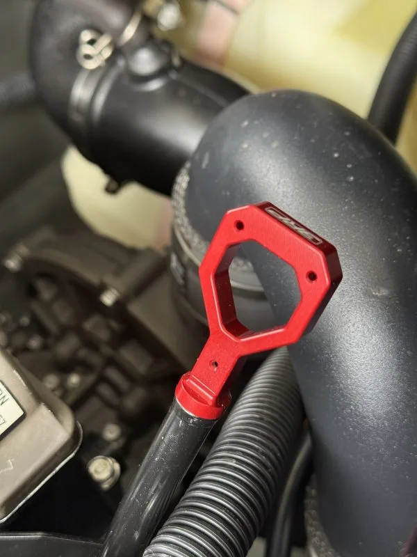 3RP - YAMAHA 1.8L/1.9L Billet Aluminum Engine Oil Dipstick Handle -Red